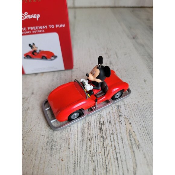 Hallmark a futuristic freeway to fun! Disney Mickey Mouse ornament Xmas - Picture 3 of 7